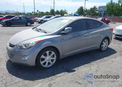 2012 Hyundai Elantra Limited (Ulsan Plant) from USA, damaged, VIN KMHDH4AE1CU476018